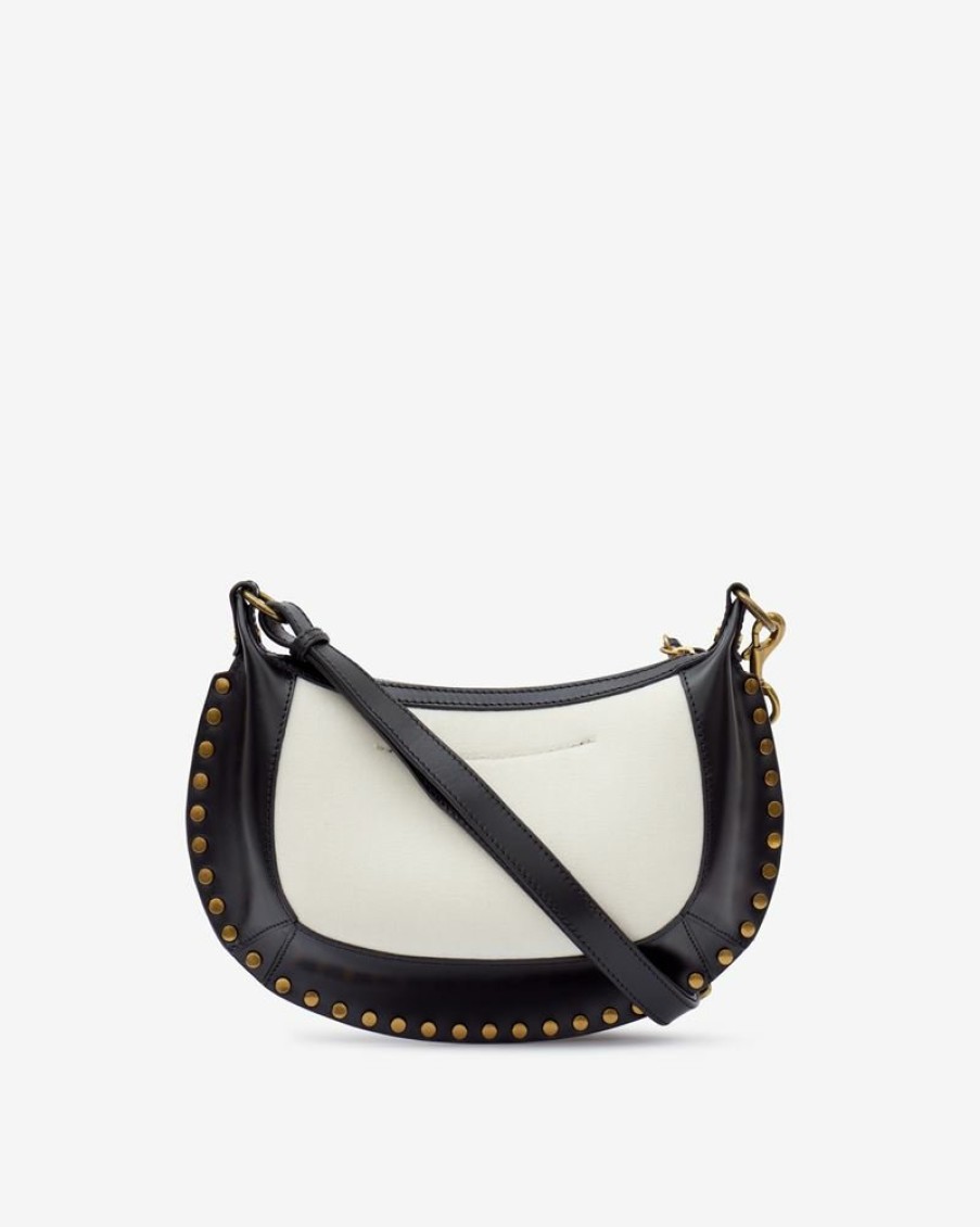 Bags Isabel Marant | Oskan Moon Leather And Cotton Shoulder Bag