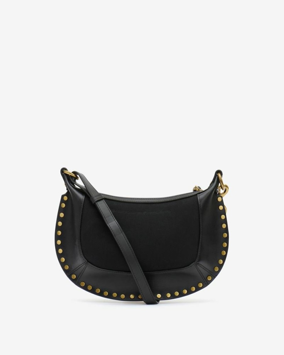 Bags Isabel Marant | Oskan Moon Leather And Cotton Shoulder Bag