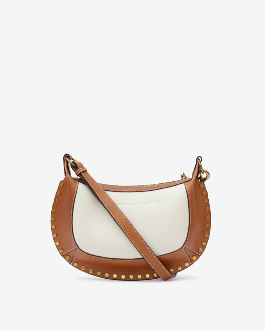 Bags Isabel Marant | Oskan Moon Leather And Cotton Shoulder Bag