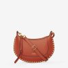 Bags Isabel Marant | Oskan Moon Grainy Leather Shoulder Bag