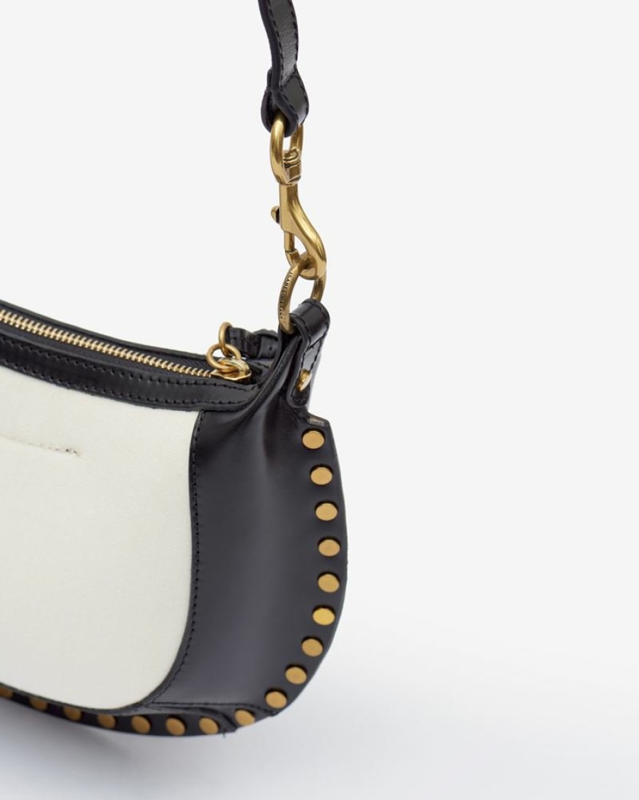 Bags Isabel Marant | Oskan Moon Leather And Cotton Shoulder Bag