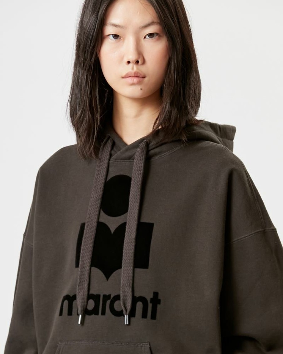 Marant Etoile Isabel Marant | Mansel Oversized Logo Sweatshir