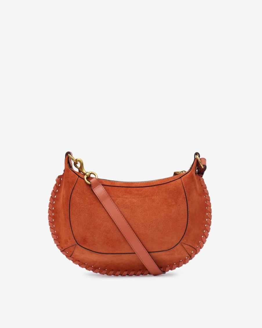 Bags Isabel Marant | Oskan Moon Soft Suede Baguette Bag