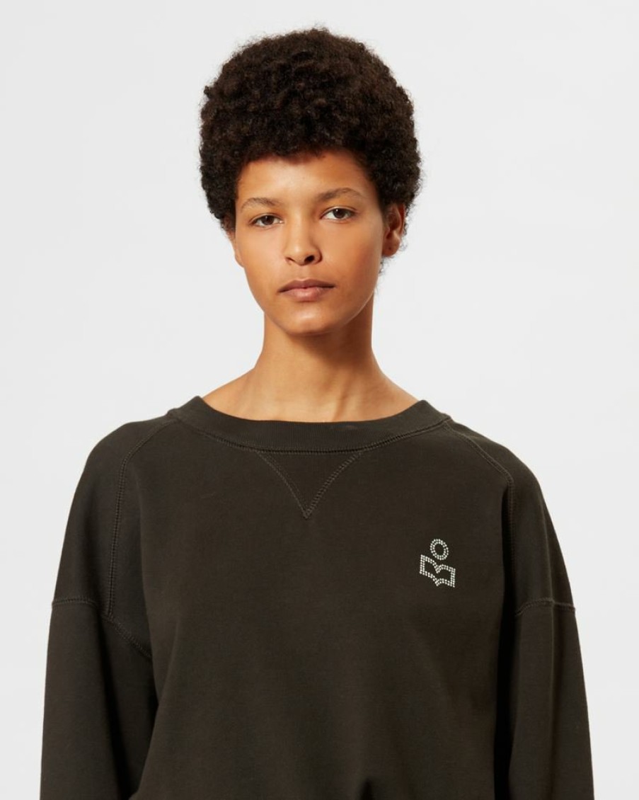 Marant Etoile Isabel Marant | Margo Short Logo Sweatshirt