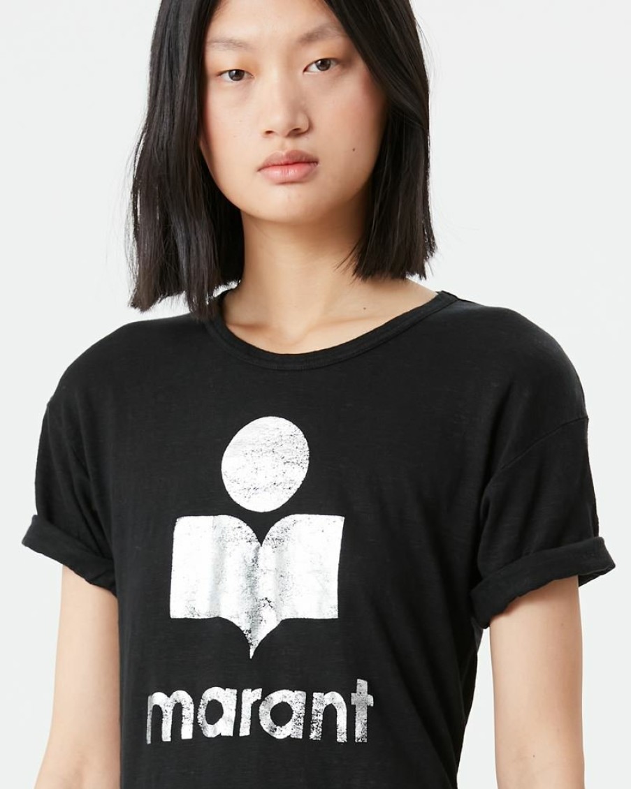 Marant Etoile Isabel Marant | Koldi Linen Logo T-Shirt