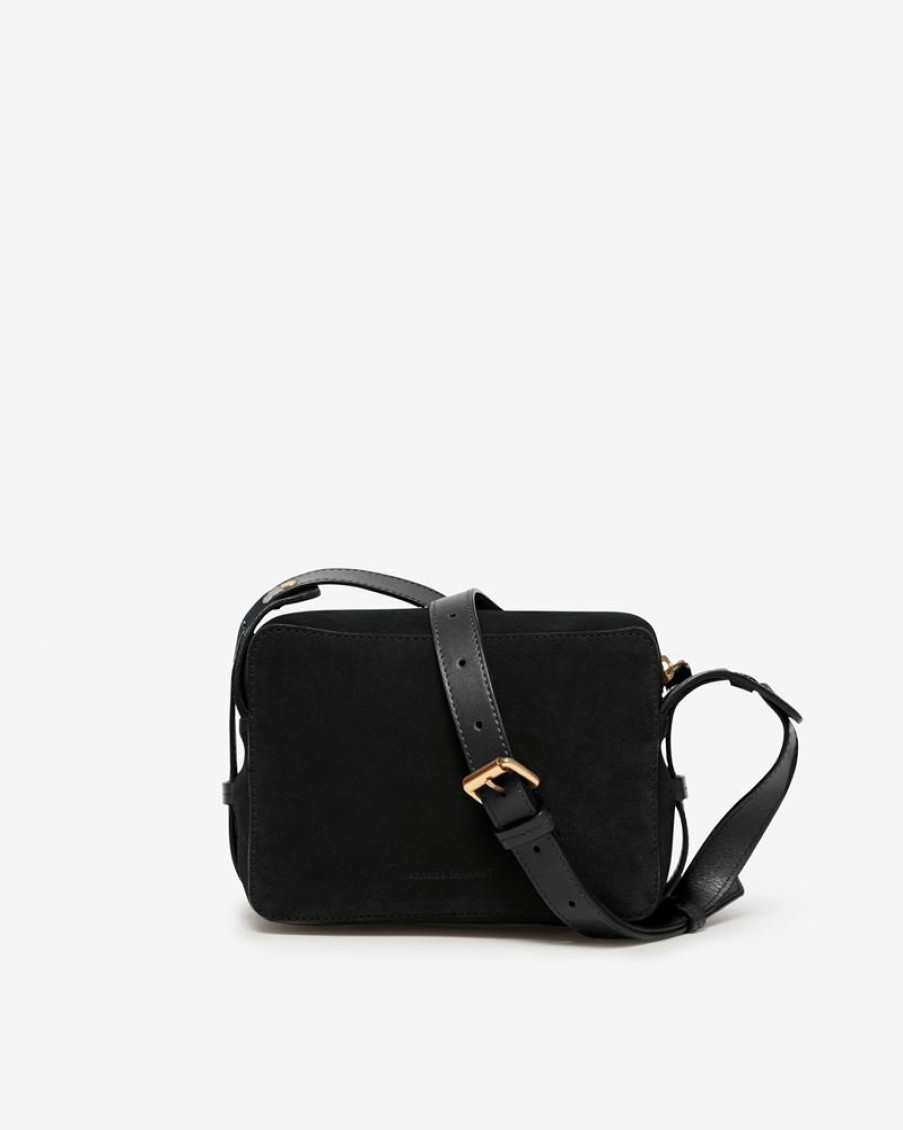 Bags Isabel Marant | Wasy Calf Suede Leather Shoulder Strap Bag