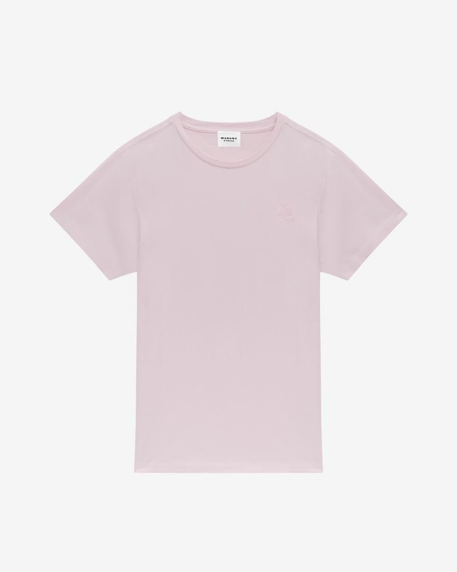 Marant Etoile Isabel Marant | Aby Logo Cotton Tee-Shirt