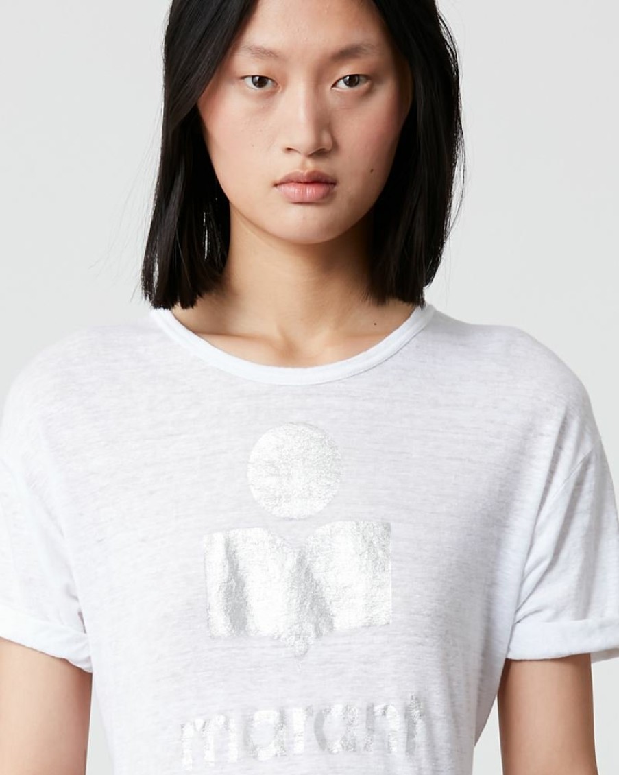 Marant Etoile Isabel Marant | Koldi Linen Logo T-Shirt