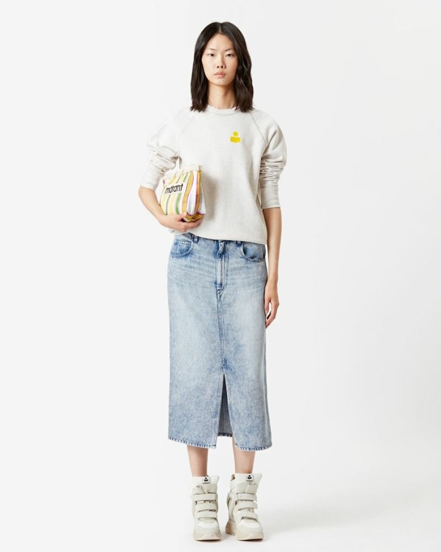 Marant Etoile Isabel Marant | Tilauria Midi Denim Skirt