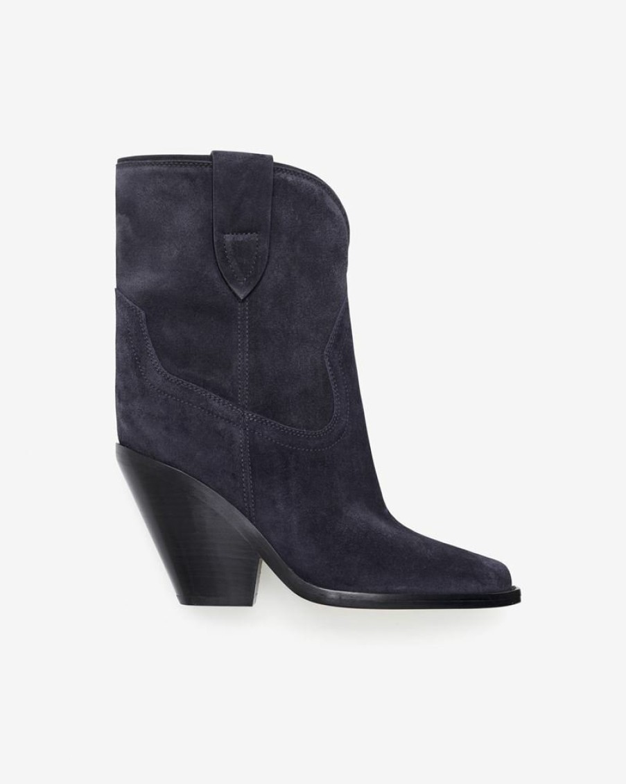 Shoes Isabel Marant | Leyane Calf Suede Leather Low Boots