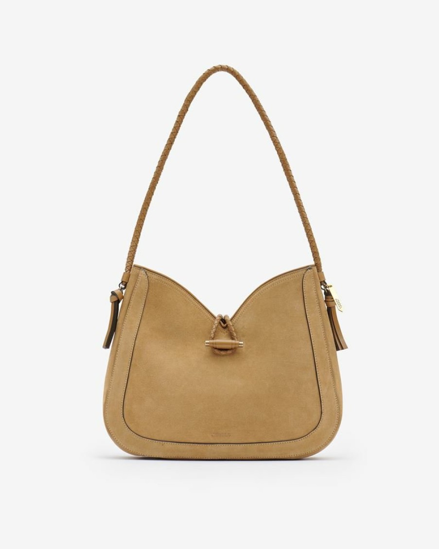 Bags Isabel Marant | Vigo Hobo Suede Leather Shoulder Bag