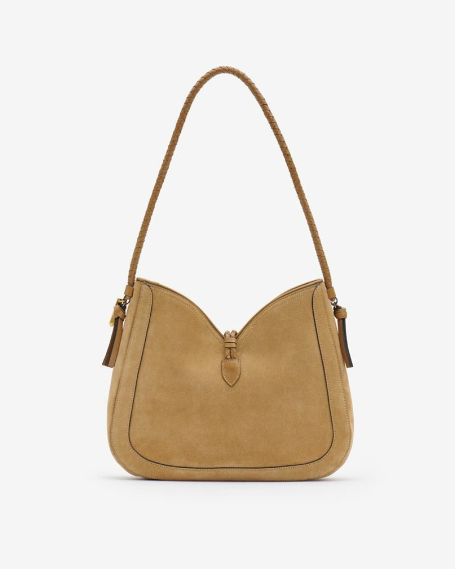 Bags Isabel Marant | Vigo Hobo Suede Leather Shoulder Bag