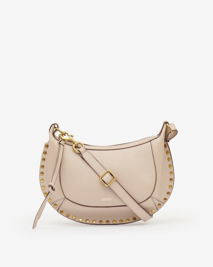 Bags Isabel Marant | Oskan Moon Grainy Leather Shoulder Bag