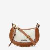 Bags Isabel Marant | Oskan Moon Leather And Cotton Shoulder Bag