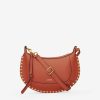 Bags Isabel Marant | Oskan Moon Grainy Leather Shoulder Bag