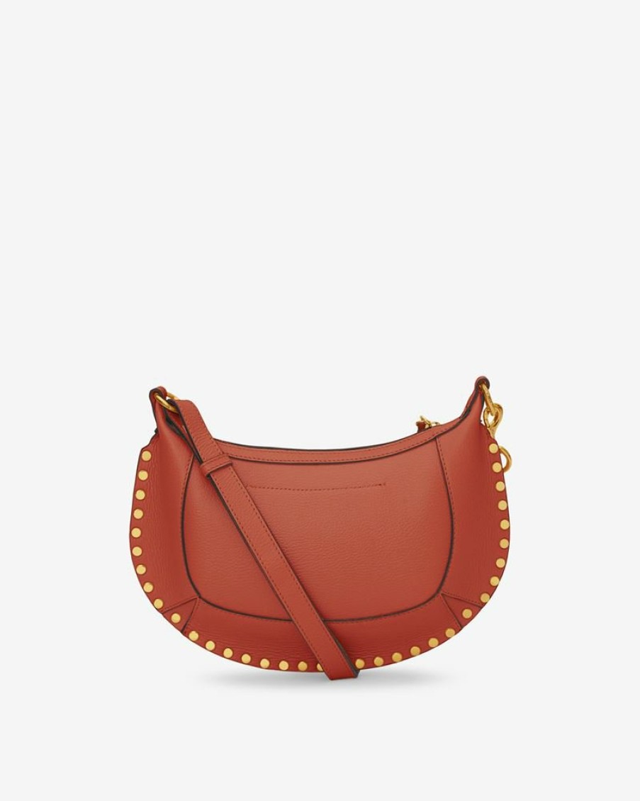 Bags Isabel Marant | Oskan Moon Grainy Leather Shoulder Bag