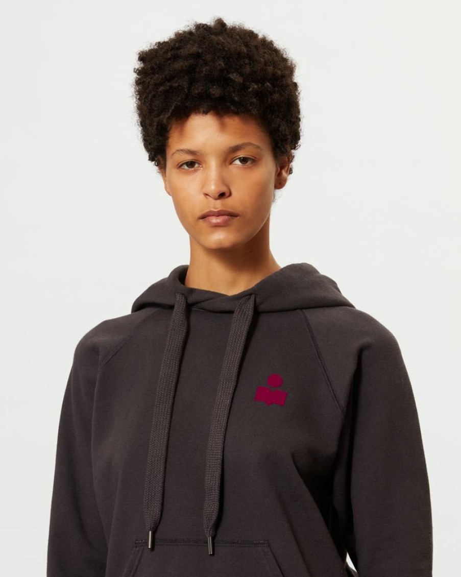 Marant Etoile Isabel Marant | Malibu Logo Hoodie Sweatshirt