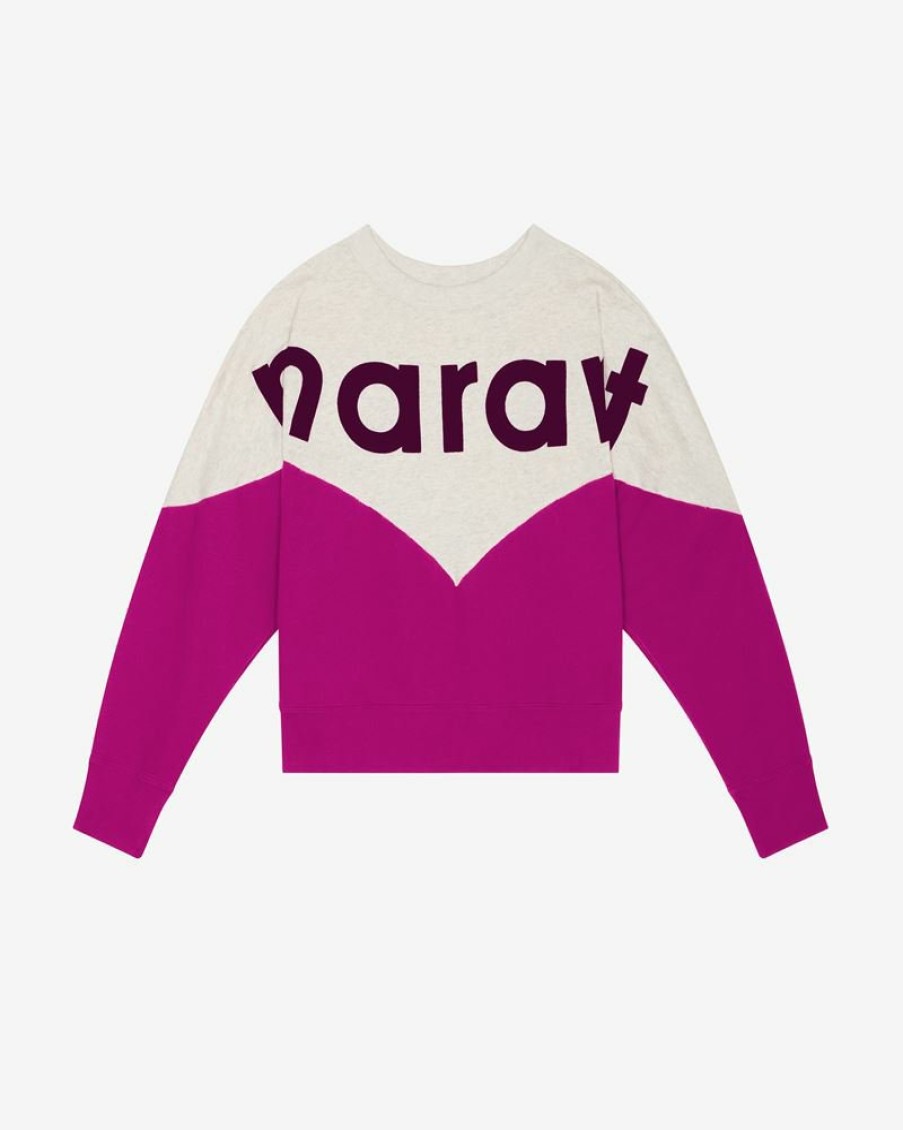 Marant Etoile Isabel Marant | Houston Two Tone "Marant" Sweatshirt