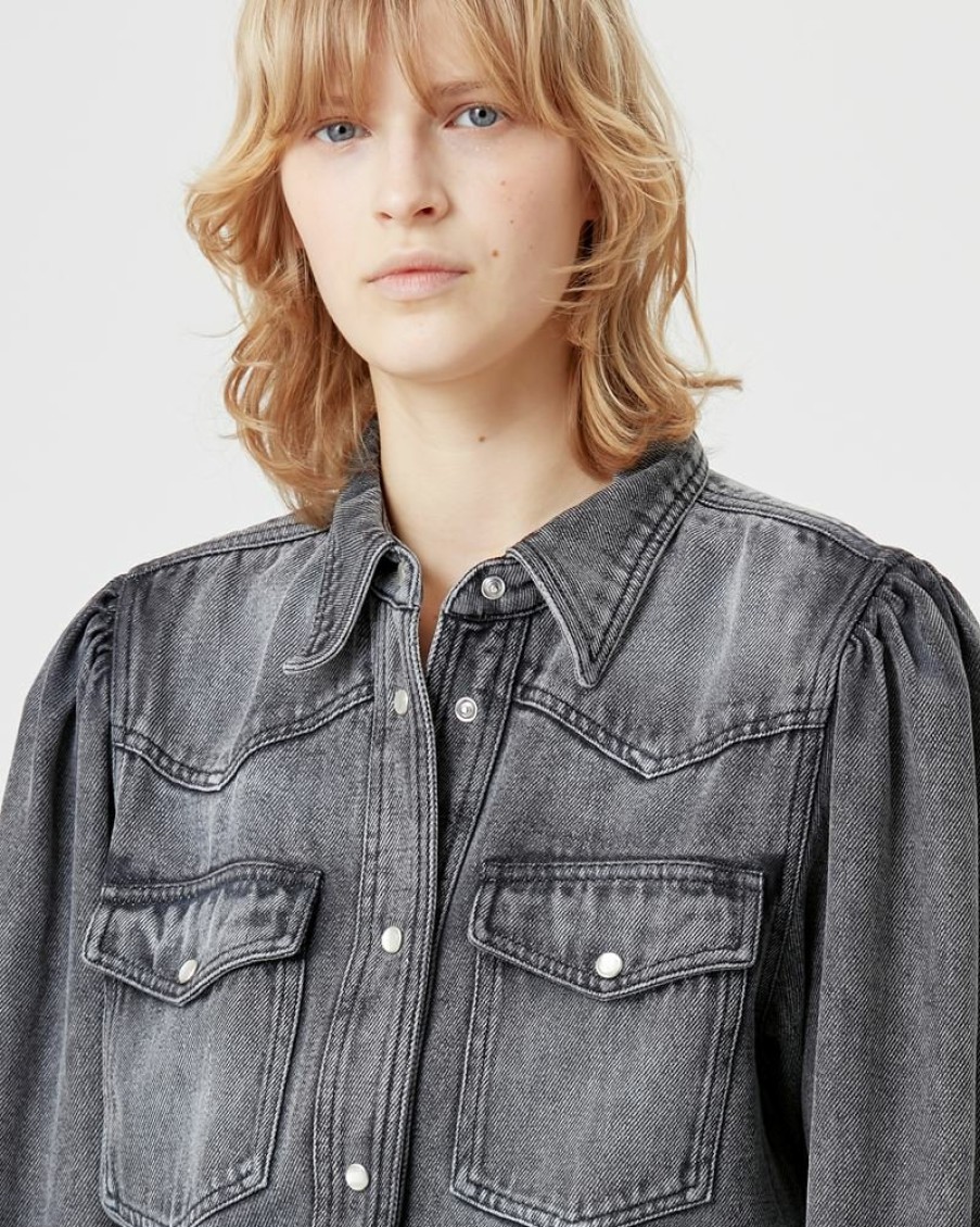 Marant Etoile Isabel Marant | Tahisse Fluid Denim Shirt