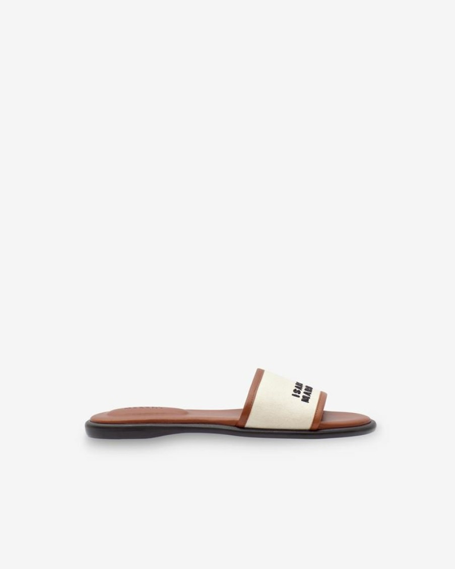 Shoes Isabel Marant | Vikee Logo Cotton Sandals